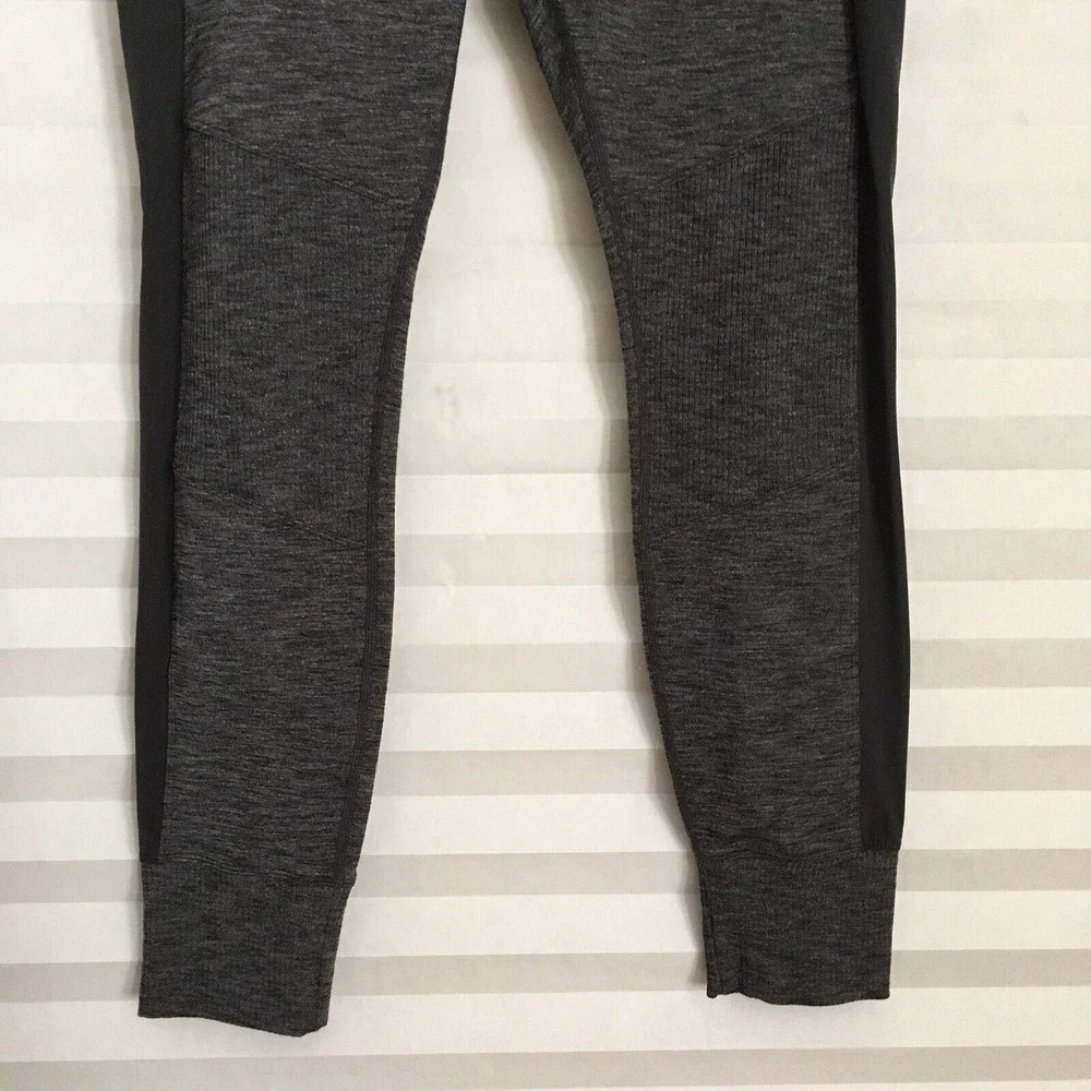 Athleta Jogger Pants Womens Size M Gray‎ Pockets  Stretch Heathered